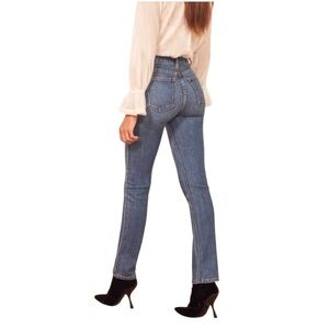 Reformation Liza Straight High Rise Palermo Jeans